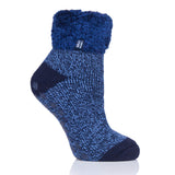 Calcetines torcidos para niños con cómoda parte superior de plumas - Azul marino