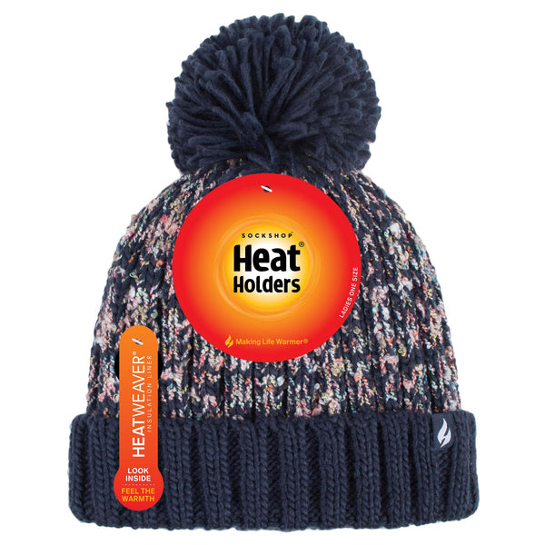 Gorro Eidda con pompón para mujer - Azul