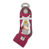 Calcetines de damas lite lounge con top de rotación - corazones