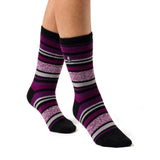 Calcetines Lite Antalya Multi Stripe para mujer - Negro