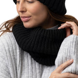 Ladies Chunky Neck Warmer - Black