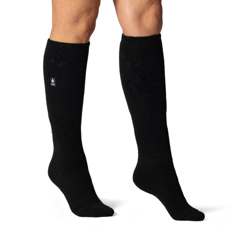 Ladies Lite Long Thermal Socks - Black