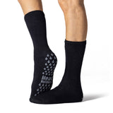 Calcetines tipo pantuflas Original Bigfoot para hombre - Negro y gris