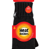 Guantes lisos sin dedos para mujer - Negro