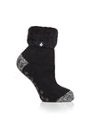 Calcetines lounge Original Queenstown para mujer con parte superior vuelta - Negro