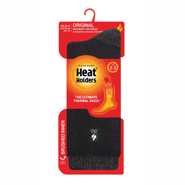 Calcetines con talón y puntera Original Berlin para hombre - Negro y carbón