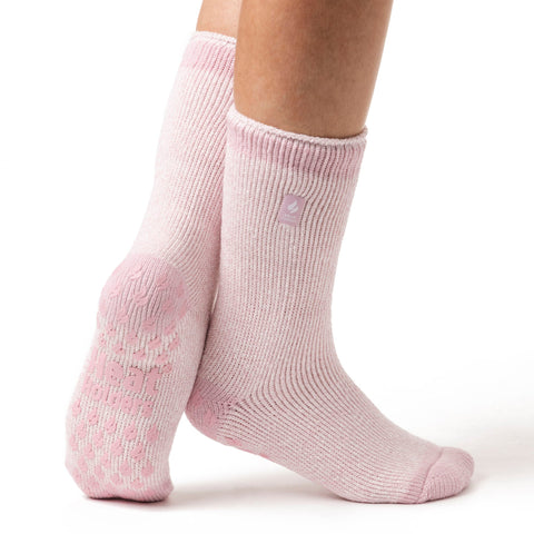 Calcetines tipo pantuflas Florence Original para mujer - Rosa empolvado