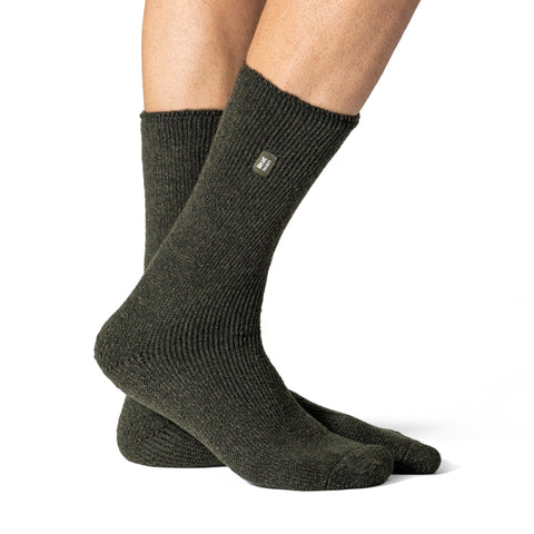 Calcetines térmicos originales para hombre - Forest Green Twist