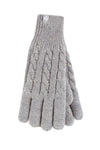 Guantes térmicos Willow para mujer - Gris claro