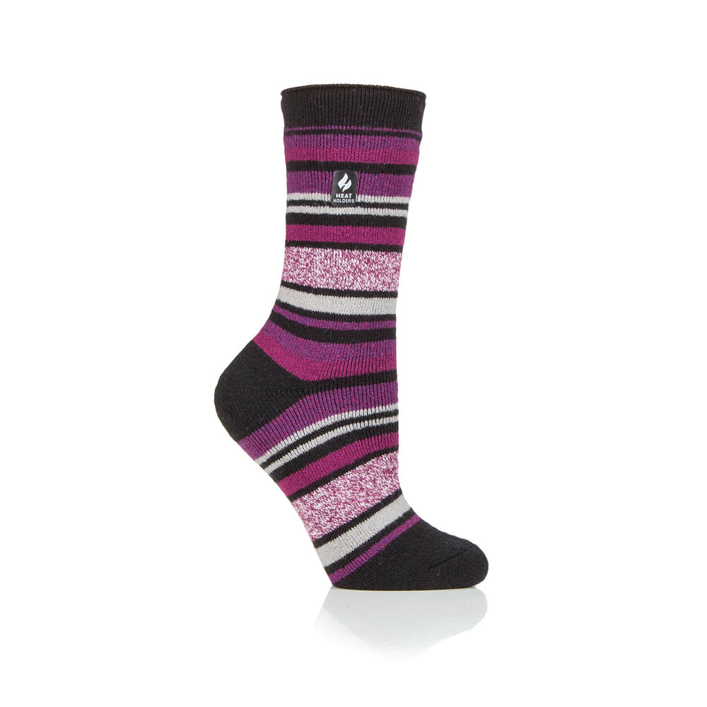 Calcetines Lite Antalya Multi Stripe para mujer - Negro
