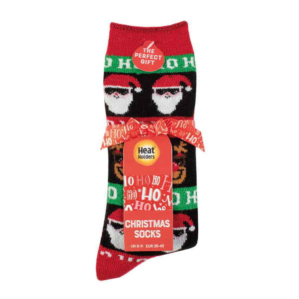 Calcetines navideños Lite para hombre - Ho Ho Ho