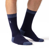 Calcetines de talón y punta Budapest Ultra Lite para hombre - Azul marino