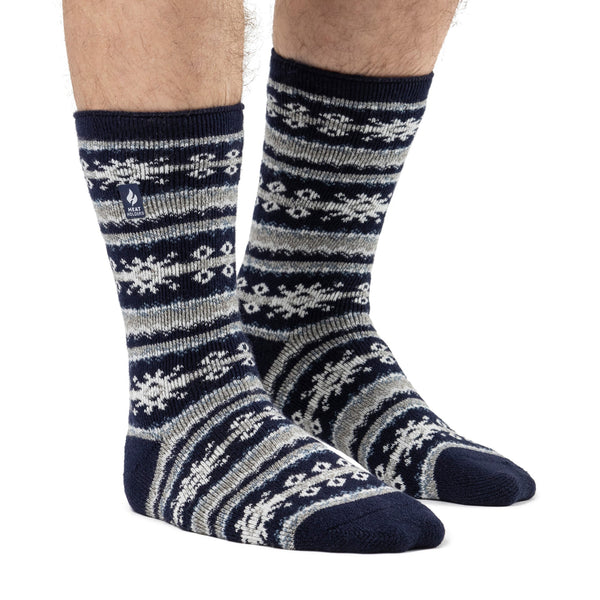 Calcetines nórdicos LITE para hombre - Azul marino