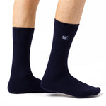 Calcetines térmicos lisos Ultra Lite para hombre - Azul marino