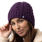 Gorro térmico Original para mujer - Púrpura Sólido