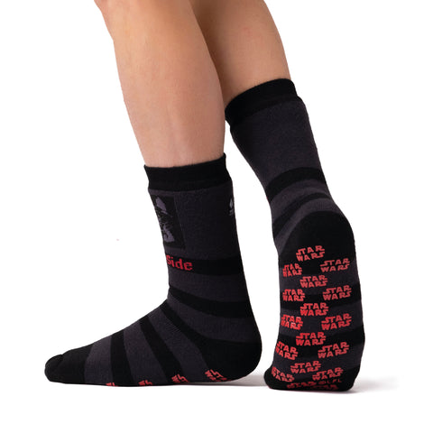 Calcetines para hombre HEAT HOLDERS The Dark Side Dual Layer Slipper Socks