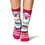 Calcetines navideños Lite para mujer - Pingüino