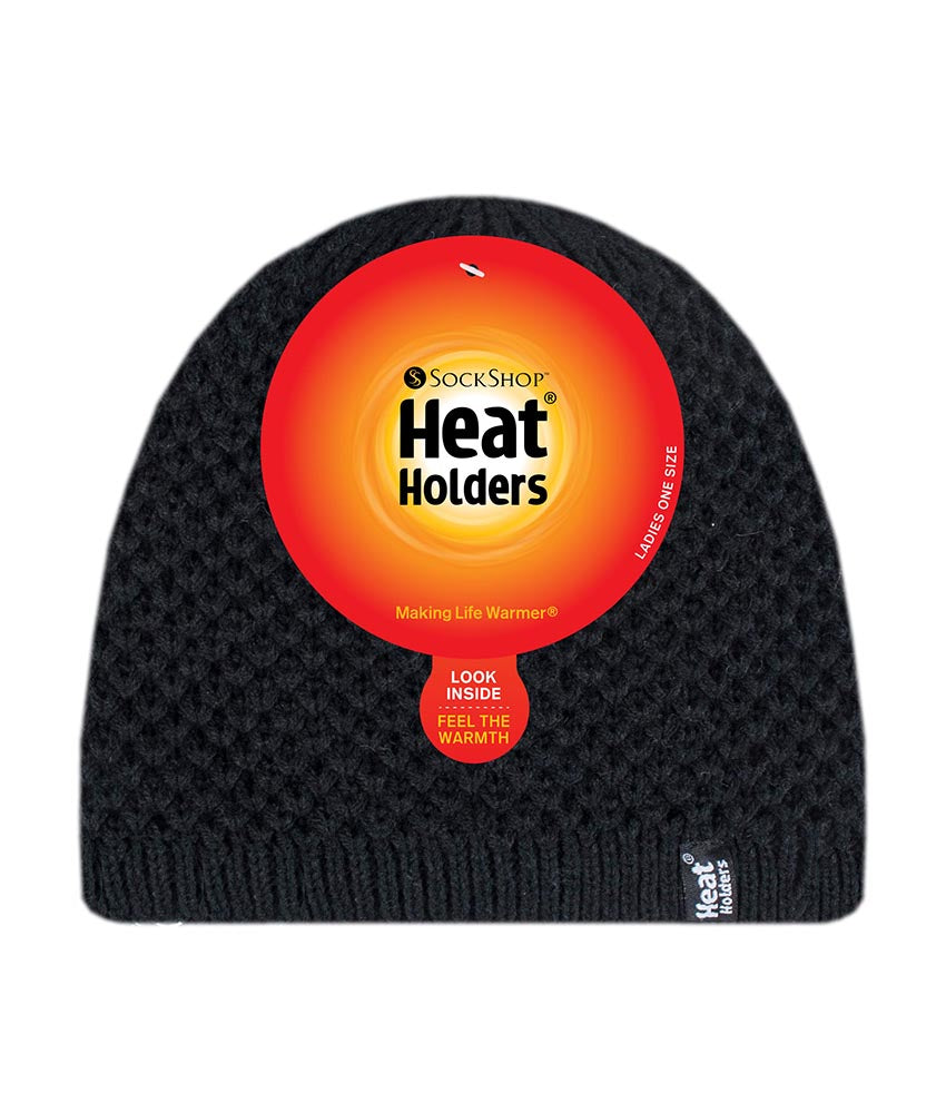 Ladies Nora Knitted Hat - Black