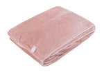 Luxury Fleece Thermal Blanket/Throw - Dusky Pink