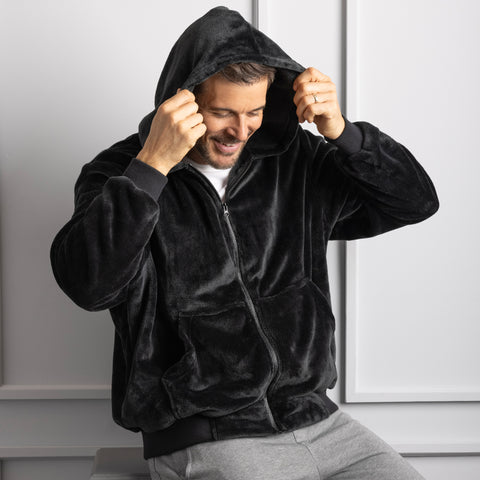 Hombre HEAT HOLDERS Zip Fleece Snug over jumper