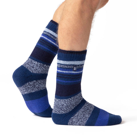 Calcetines para hombre HEAT HOLDERS Block Twisted Stripe
