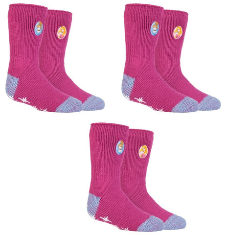 OFERTA ESPECIAL ... 3 pares de calcetines antideslizantes para niños DISNEY PRINCESS